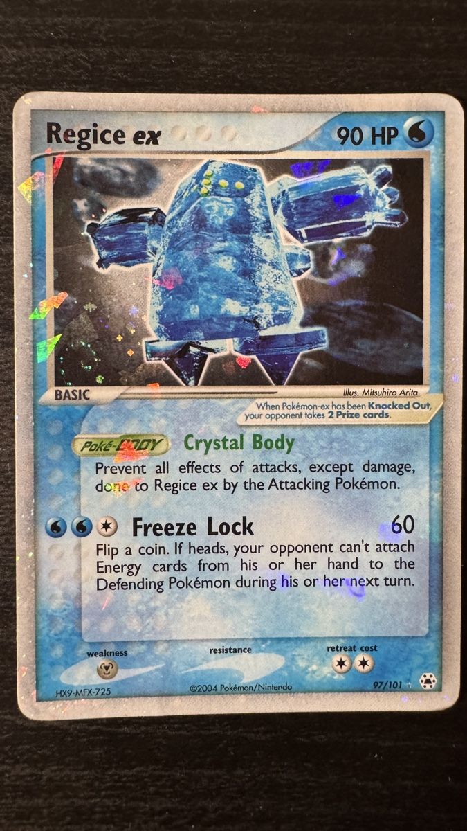 Pokémon Cartes à collectionner: Regice Ex Holo Ex hidden legends 97/101 – D'occasion à Belprahon par Rob_ain