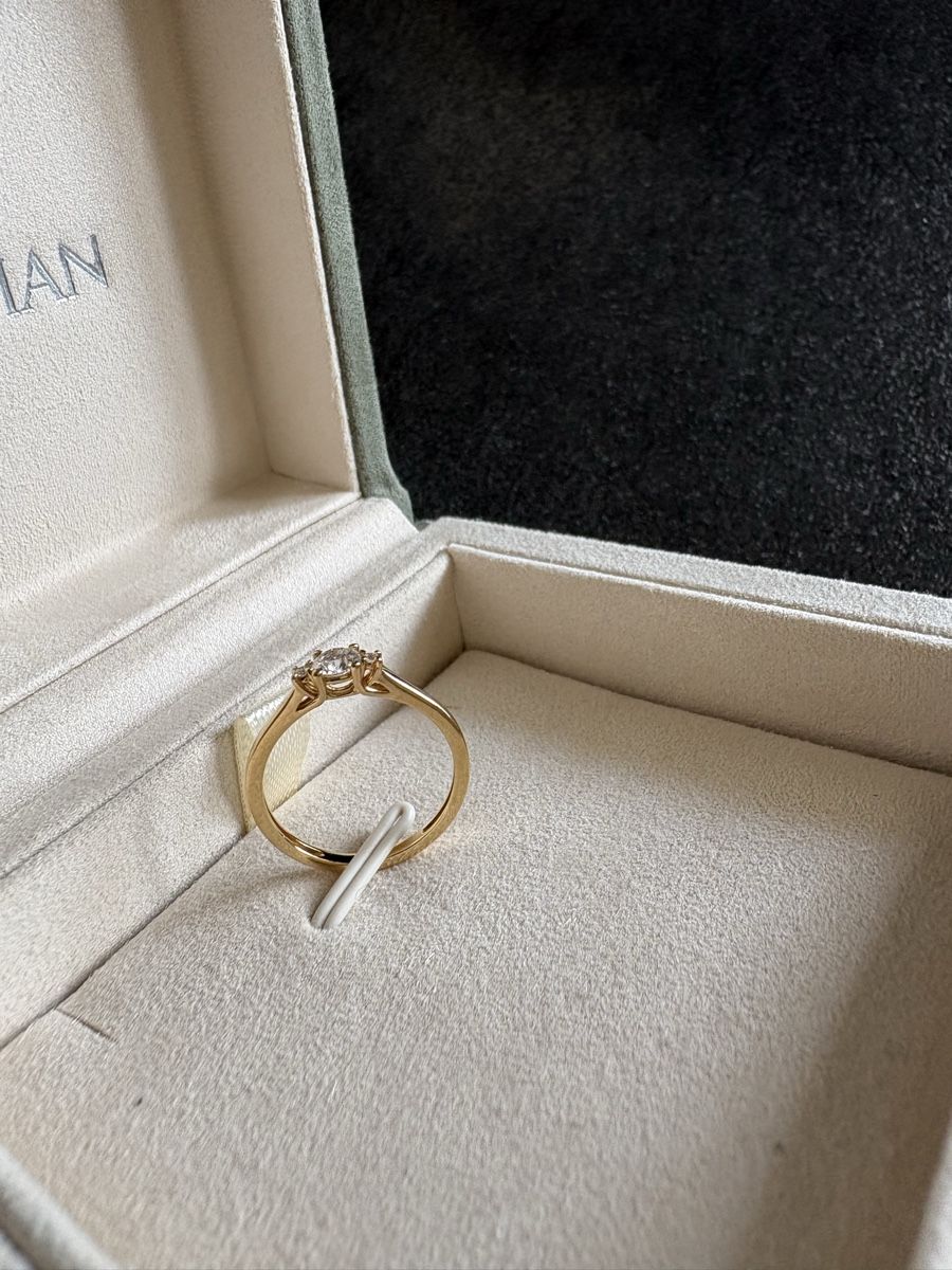 Anelli: Gelbgoldring 0.27ct lab grown Diamanten – Nuovo (secondo la descrizione) da Fehren venduto da Frischki 2