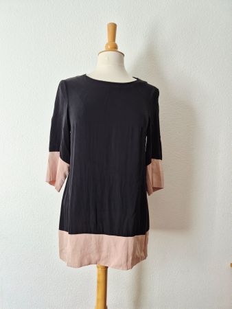 TUNIKA BLUSE SEIDE SILK SOIE 36 S ANJA GOCKEL , TOP ZU JACKE