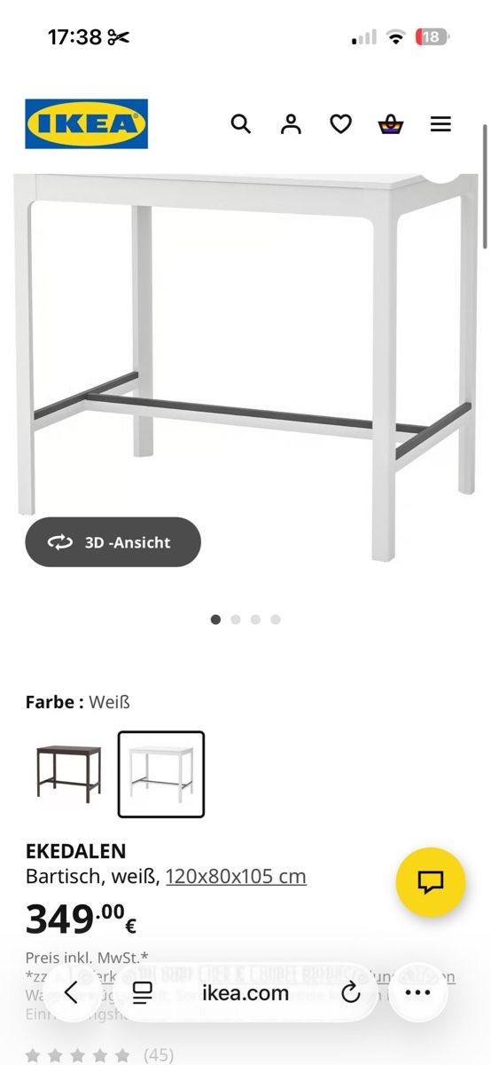 Ikea Tavoli: Ikea Bar Tisch – Usato da Bertschikon Gossau venduto da AKon 4