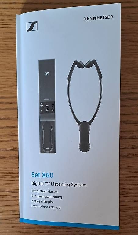 Cuffie: Fernsehkopfhörer Sennheiser Funk Set 860 – Usato da Untersiggenthal venduto da Myrthamw