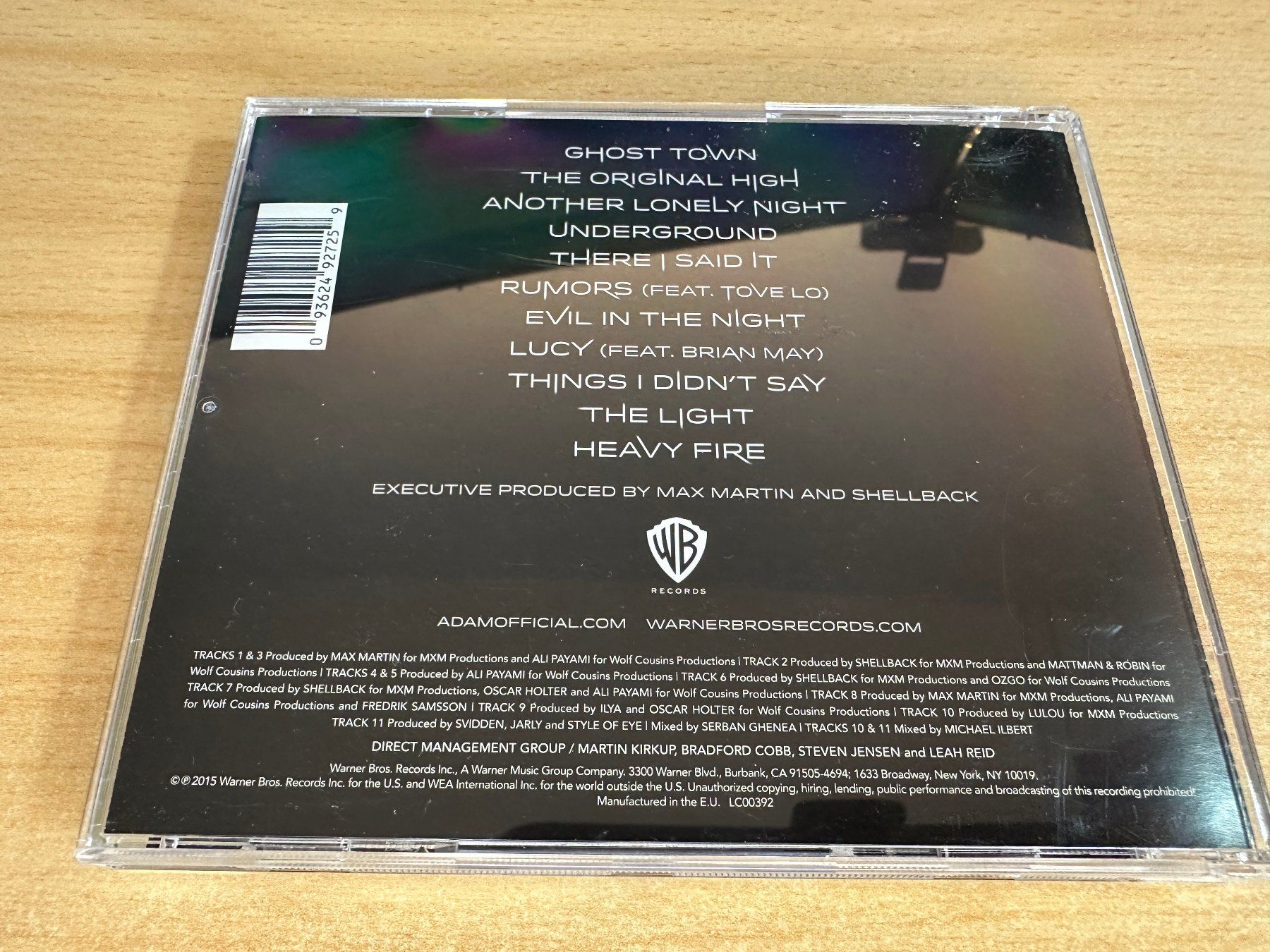 CDs: Y3 Adam Lambert – The Original High – Gebraucht aus Rikon im Tösstal von Alpenmutz 1