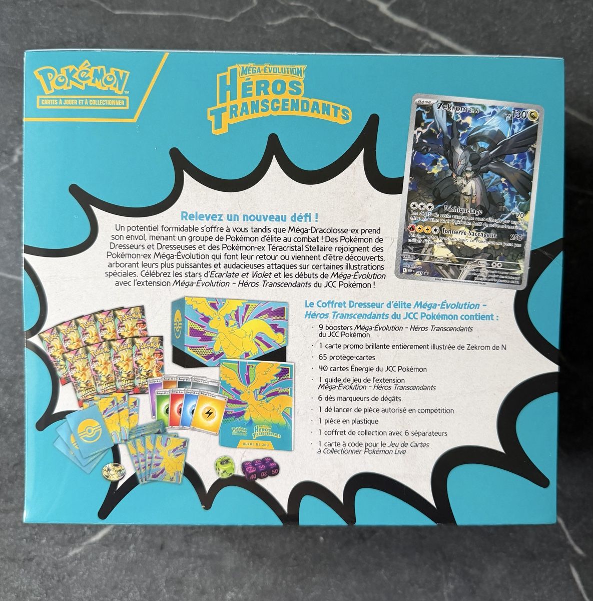 Pokémon Carte collezionabili: Pokémon Héros Transcendants: ETB FR – Nuovo e nell'imballaggio originale da Genève venduto da den_2mrh 4