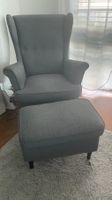 IKEA Ohrensessel mit hocker