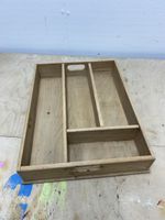 Holz Besteckkasten mit Griffen