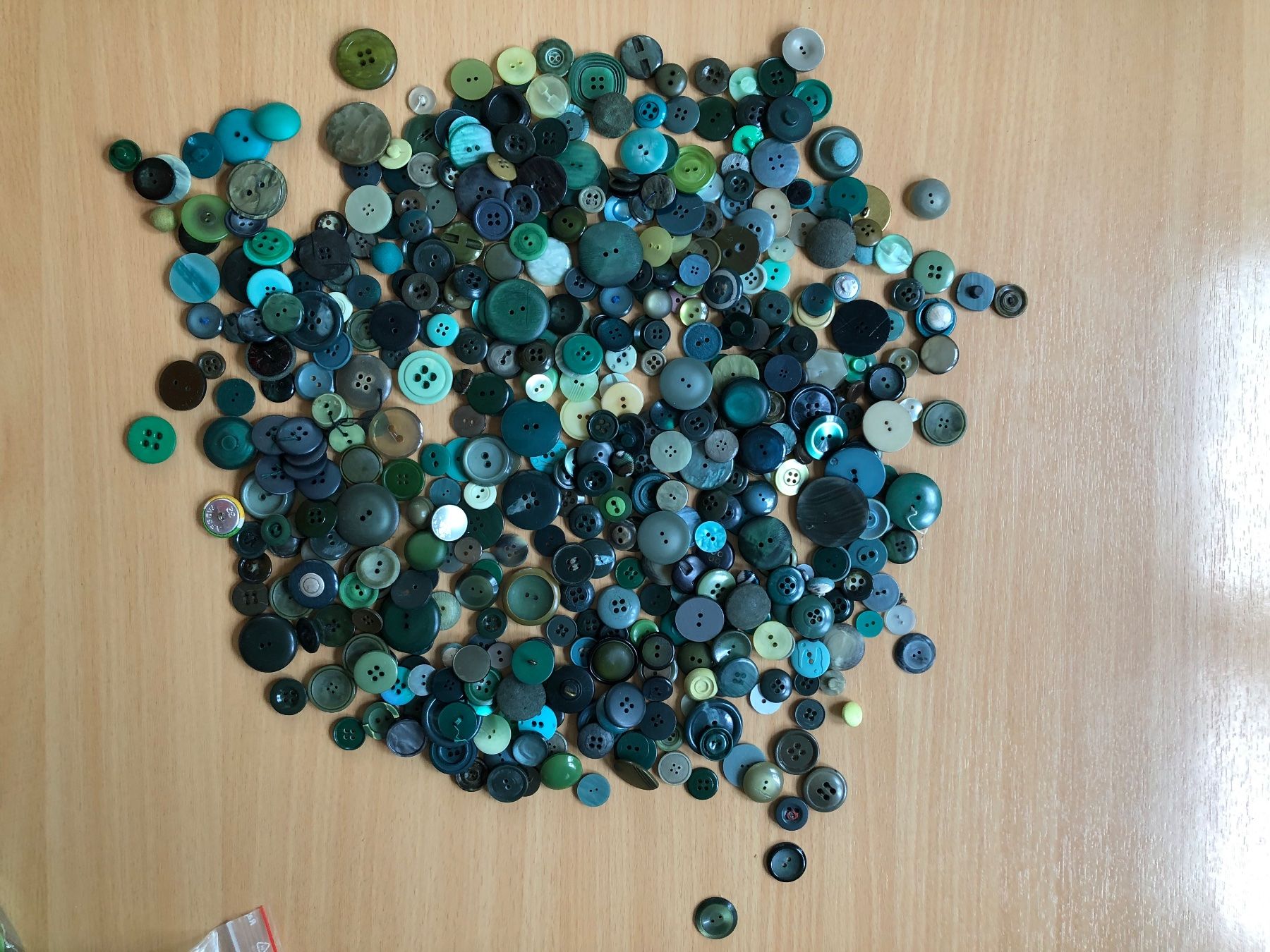 Knöpfe: Lot Knöpfe Grün ca. 1,3 Kg – Gebraucht aus Sirnach von Goforit2001 1