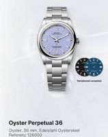 Rolex Oyster Perpetual 36 - 07.2026 Lavendel