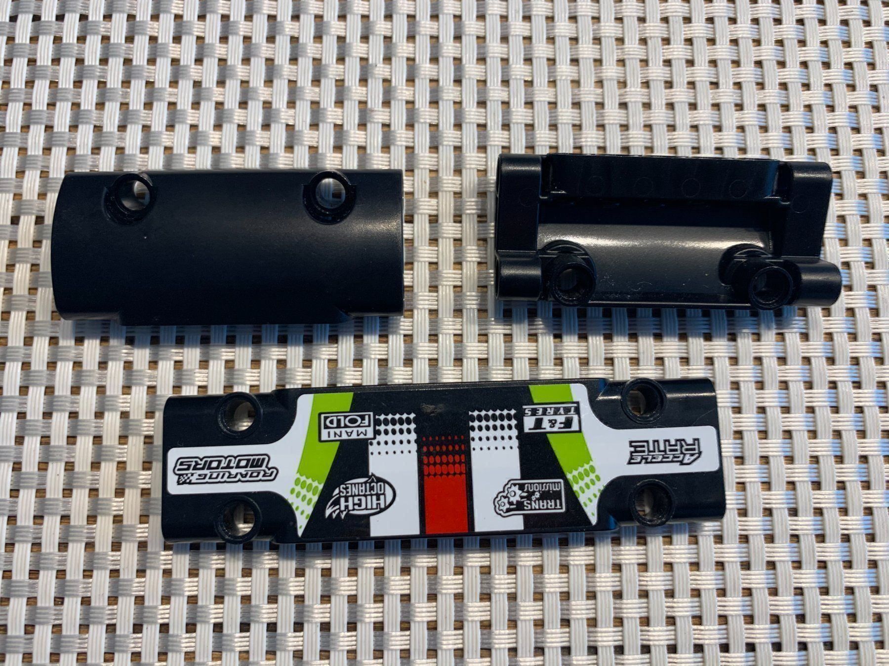 Lego Giocattoli: Lego Technik schwarze Panele Panel Spoiler Verschalung 42065 – Usato da Buochs venduto da Techtelmechtel