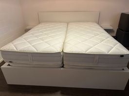 2 stk 90x200 Riposa Goldspring II (Medium)Matratze