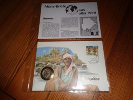 Münzbrief Botswana
