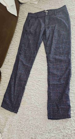 Elegante karierte Hose PLEASE für den Herbst, Grösse M