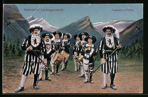 Cartoline postali: Appenzell, Appenzeller Landesgemeinde, T – Usato da Berlin venduto da bartko-reher