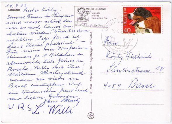 Cartes postales: Lugano - 4 Bild – D'occasion à Binningen par Mountainrider 1