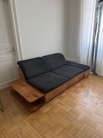 Hochwertiges Schlafsofa aus Massivholz mit Ausziehfunktion