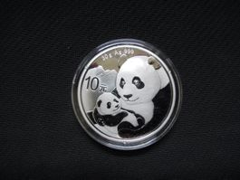 Silbermünze China Panda 2019