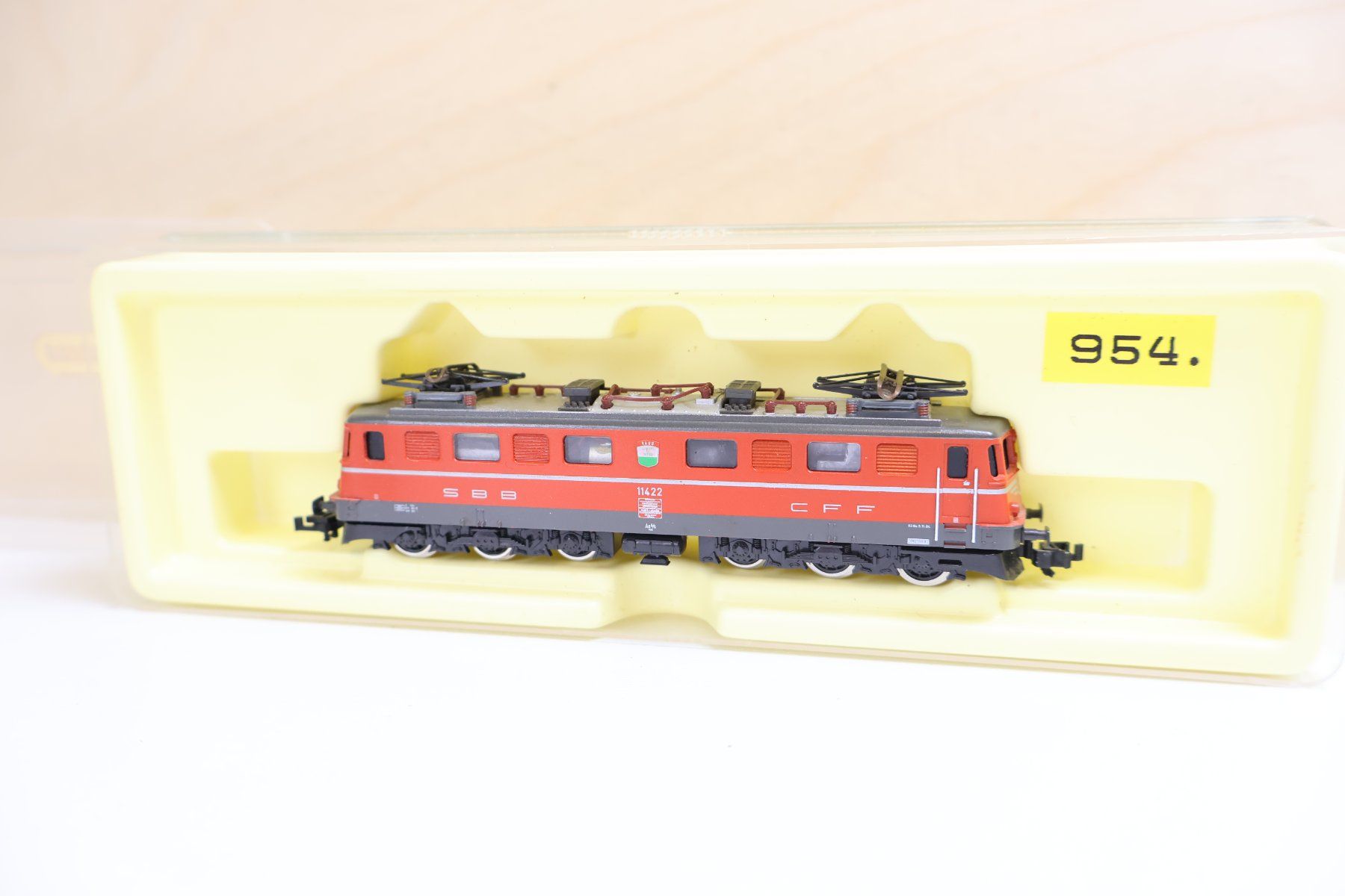Trix Modellini di ferrovie: Minitrix SBB Ae 6/6 E-Lok Digital 12968 - Kanton Vaud – Usato da Winterthur venduto da Monstera 3