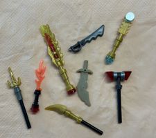 Diverse Lego Waffen Sammlung! Schwerter, Aexte .