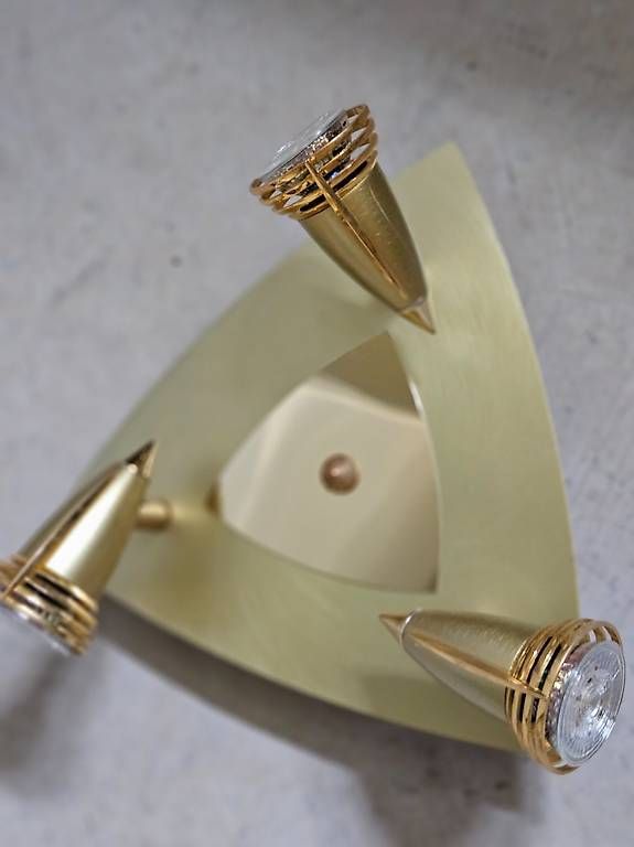 Lampes: 2 gleiche Edle Deckenleuchte/ Gold-Optik-Modernes Design – D'occasion à Winterthur par aerdna07 2