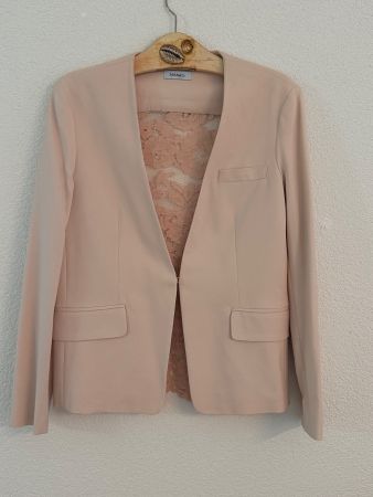 Max & Co. Blazer – hellrosa, mit Spitzenmuster auf dem Rücke