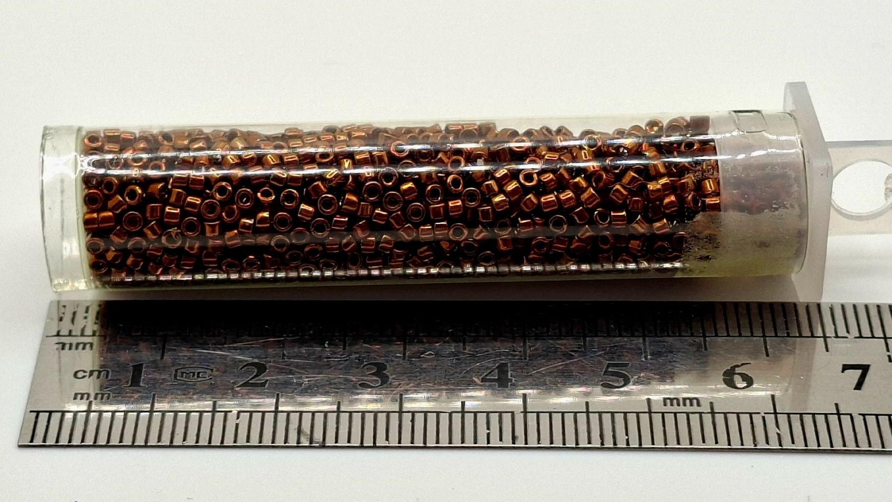 Perle (finte): Rocaille Perlen 1.8mm Kupferfarben  – Nuovo e nell'imballaggio originale da Kriens venduto da Wolly85 1
