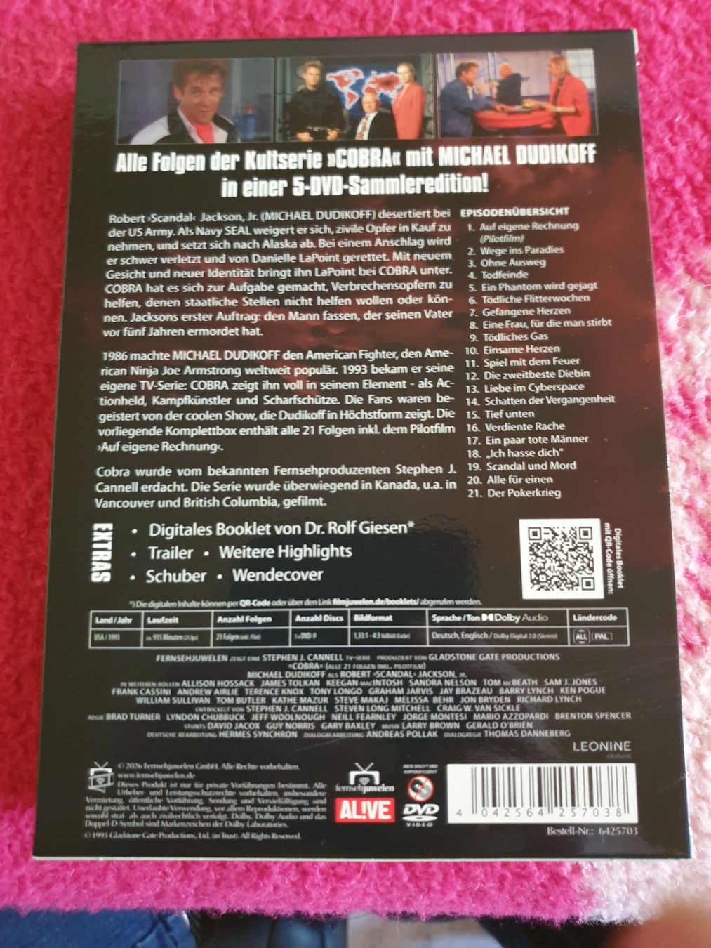 Alle DVDs: Cobra Die Komplette Serie DVD 5 Disc – Gebraucht aus Kulmerau von fel_r5fj 1