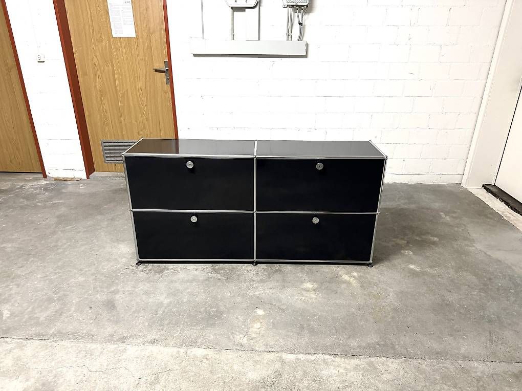 USM Cassettiere: USM Haller Sideboard Schwarz 2x2 – Usato da Dietikon venduto da Kumar_Occasionen 1