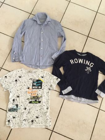 3 coole ZARA Hemd/Shirt Gr.122/128