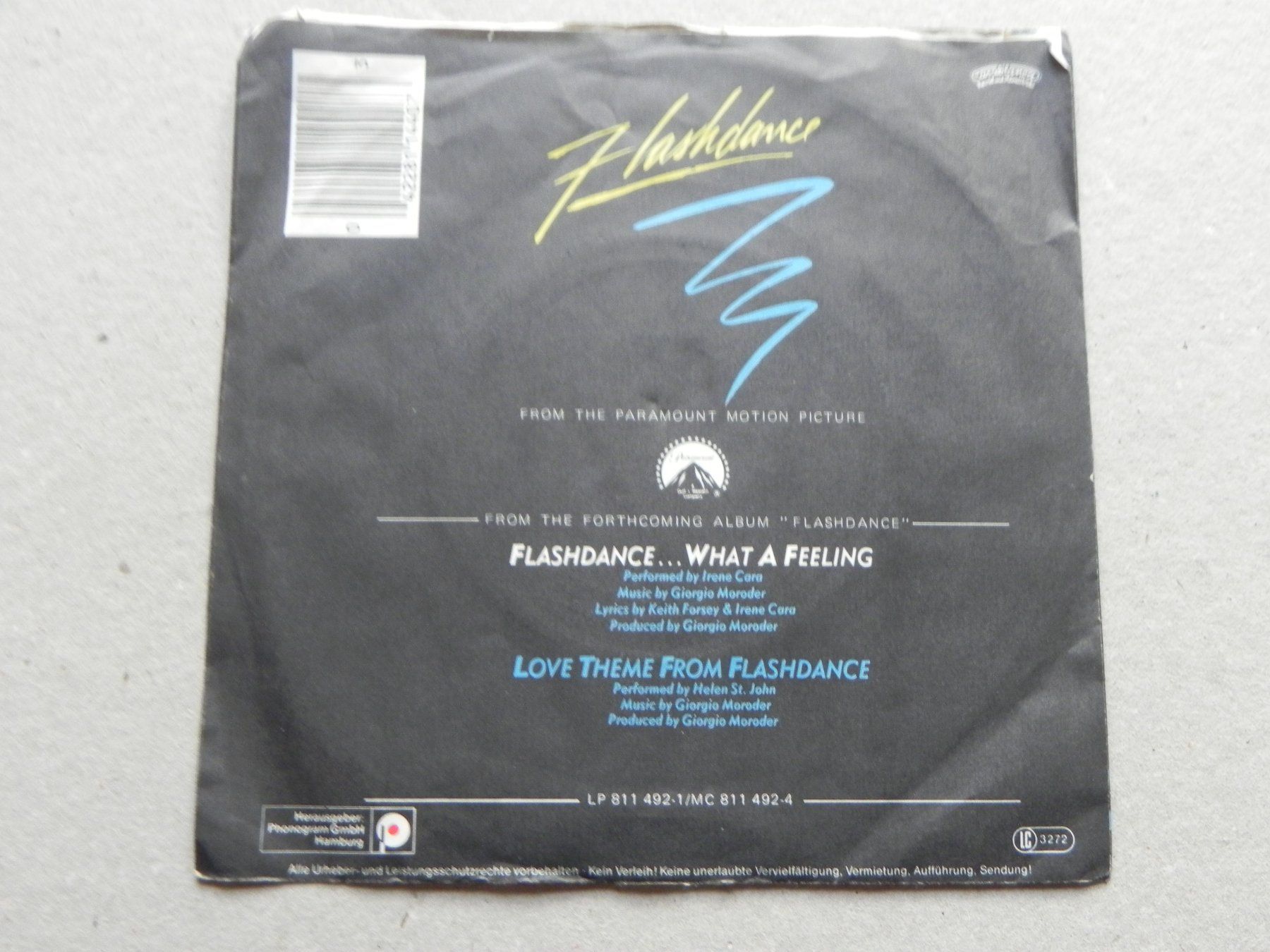 Dischi in vinile: Single 7"  Rock Pop Soundtrack Irene Cara 1983 Flashdance – Usato da Siebnen venduto da krimsie 1