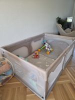 Lionelo Willow Laufgitter mit Spielmatte – Beige – Wie neu