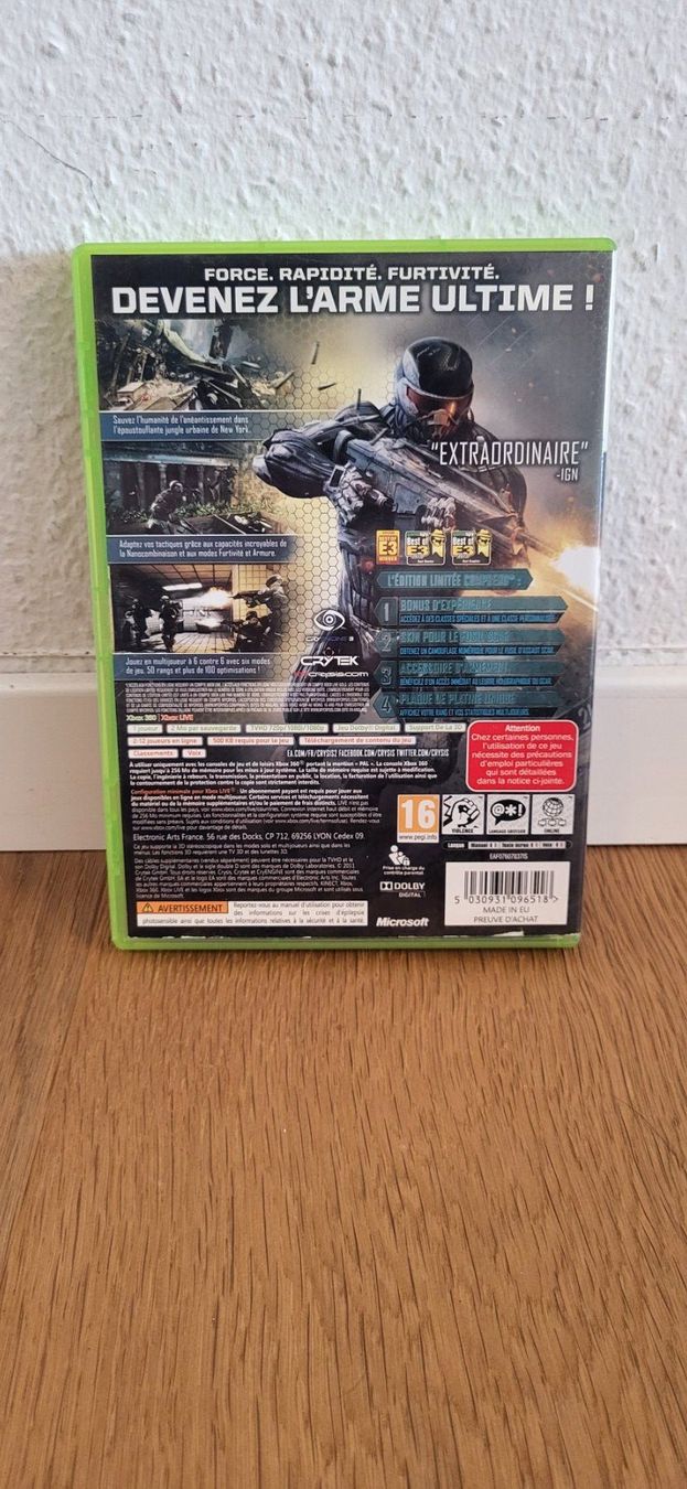 Microsoft Spiele: Xbox 360 - Crysis 2 – Gebraucht aus Münsingen von DigitaleSpielecke 1