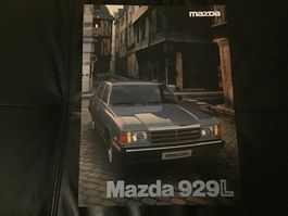 Mazda 929 L Verkaufsprospekt 16 Seiten franz. Sprache 1981
