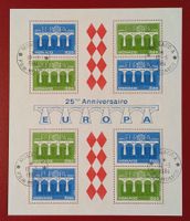 MONACO EUROPA 25 ANNIVERSAIRE BOGEN VOLLGUMMI 1984 GEST.