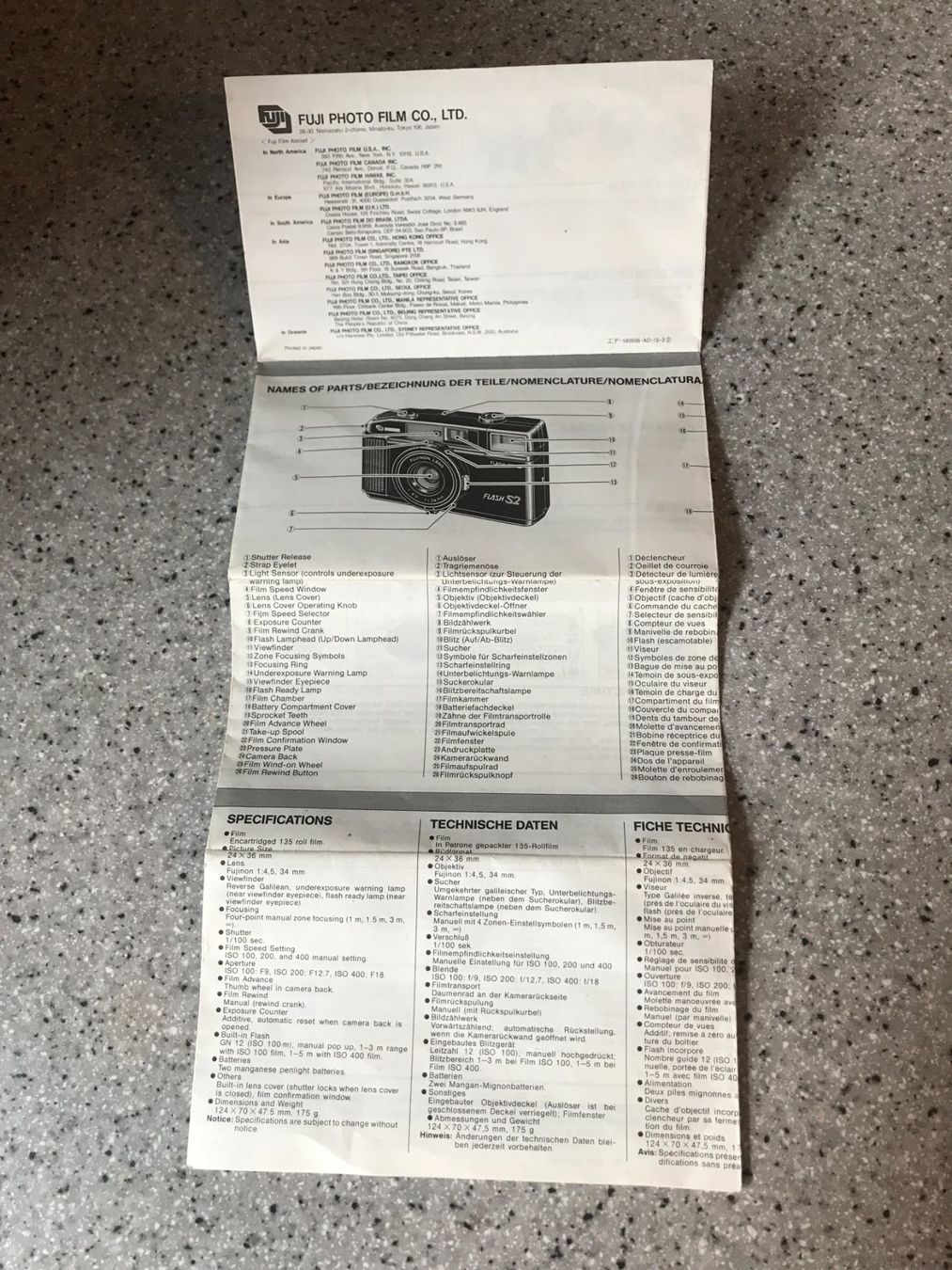 Documents: Notice Fuji Flash S2 – D'occasion à Petit Lancy par gil_hr6v 2
