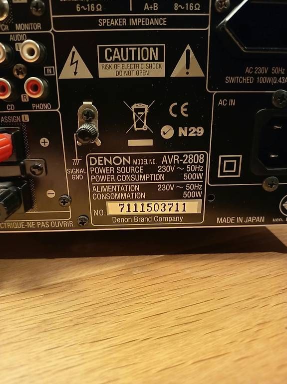 Ricevitori: Denon AVR-2808 AV-Receiver  AL24 Processing Plus  – Usato da Buchs LU venduto da Freezeliner 2