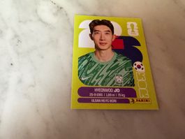 Panini Fifa Fussball WM 2026 Sticker Hyeonwoo Jo KOR 2