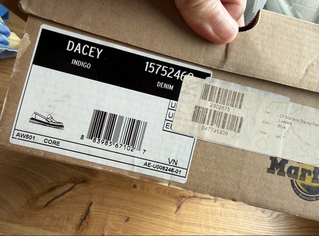 Dr. Martens Scarpe da uomo: Dr. Martens Loafer, blau Denim – Usato da Basel venduto da dahlen 4