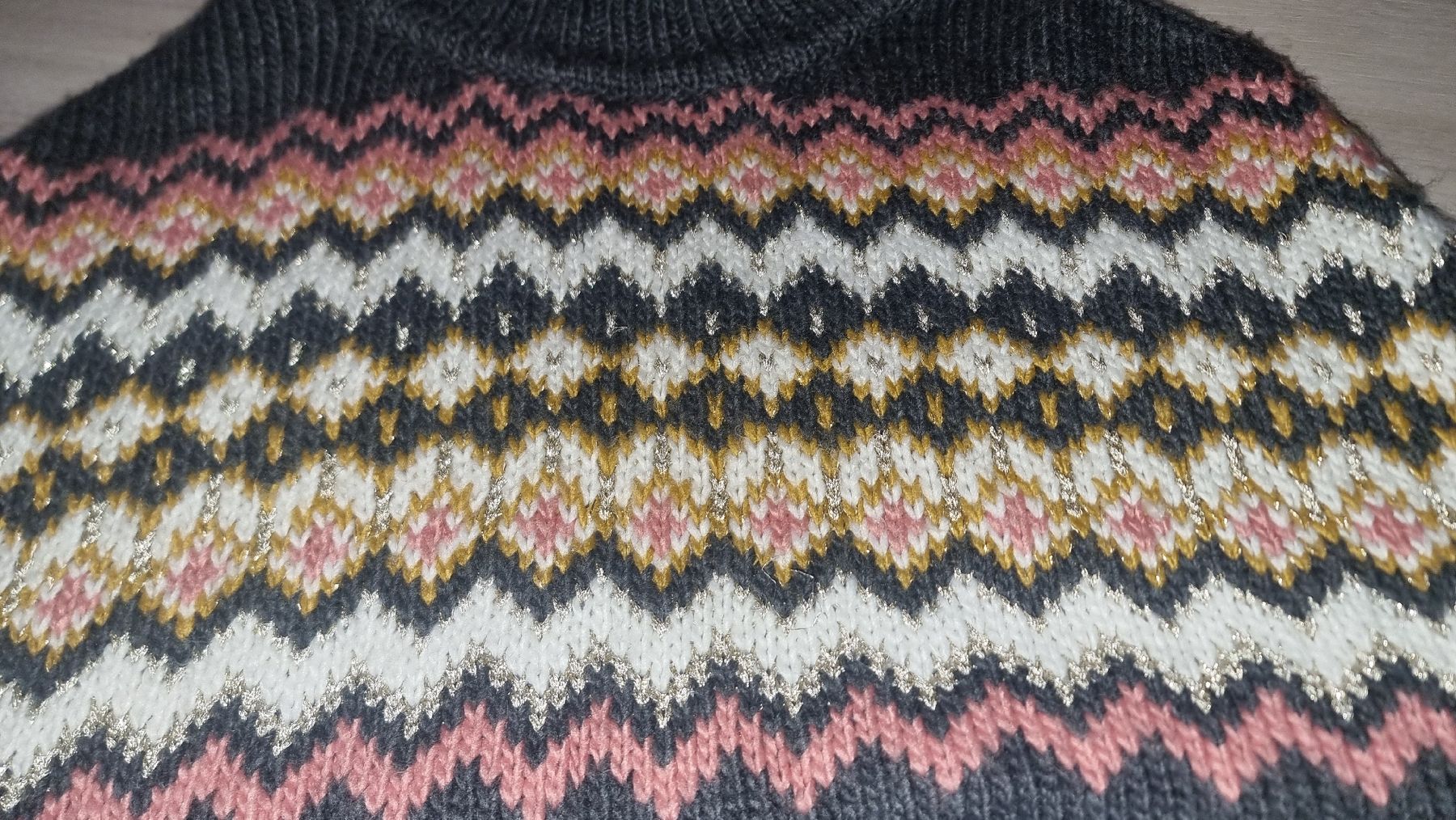 Pullover & Sweatshirts: Mädchen Poncho Gr. 134/152 Strickmuster Winter Top Neu – Neu (gemäss Beschreibung) aus Wigoltingen von Zuckerfee84 2