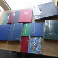12 leere, gebrauchte ALBEN / davon 2 in OVP / siehe Bilder