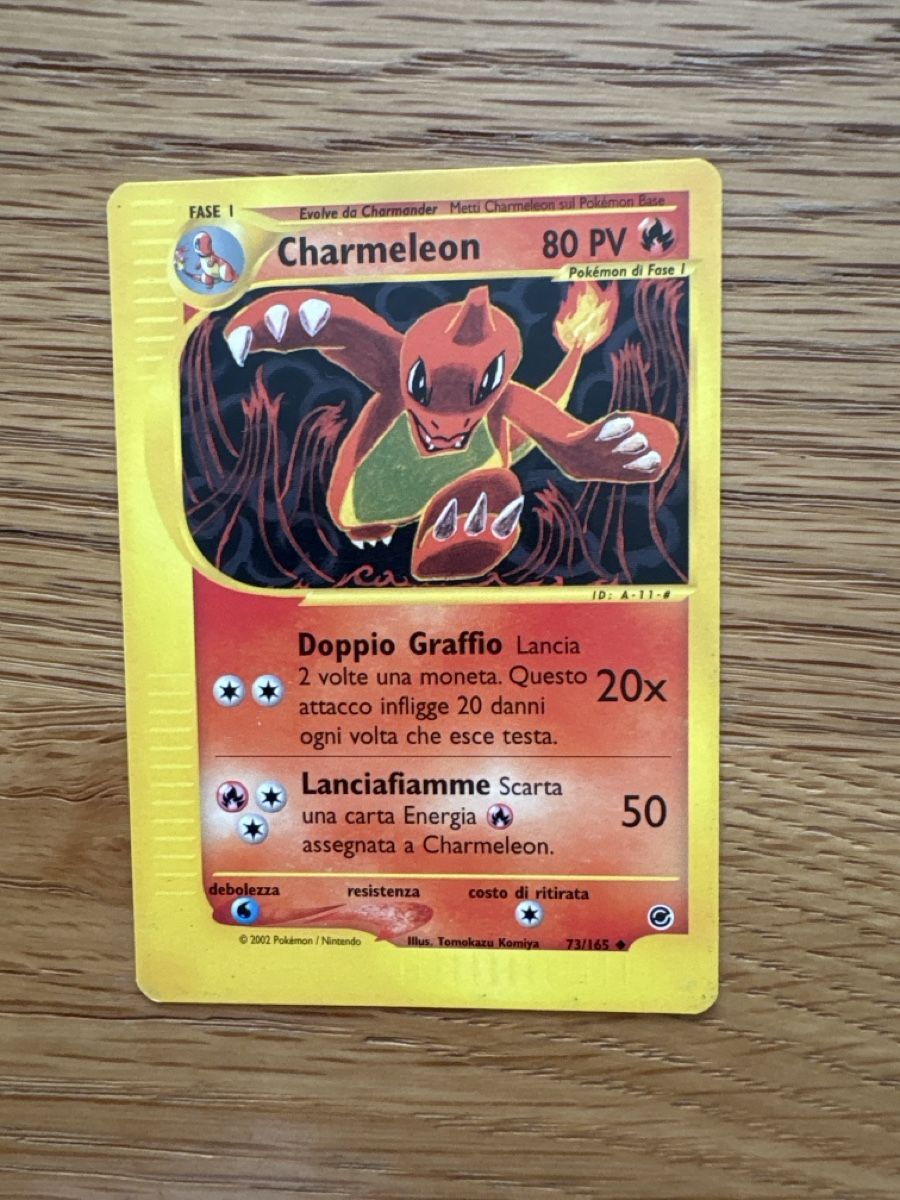 Pokémon Carte collezionabili: Pokemon, Charmeleon (Glutexo), Expedition – Usato da Zürich venduto da el_marcel