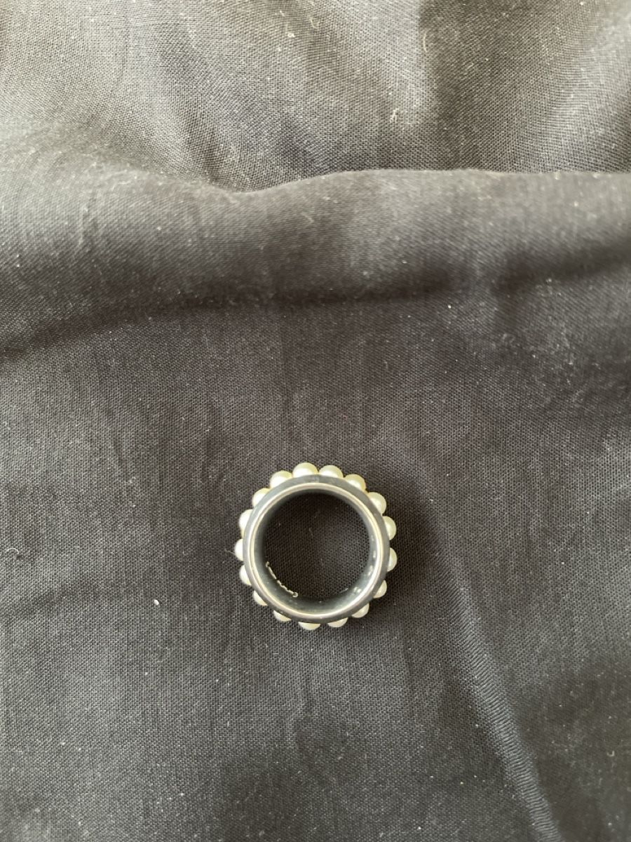 Bagues: Ring, Stahl mit Perlen – D'occasion à Birmensdorf ZH par irina61 2