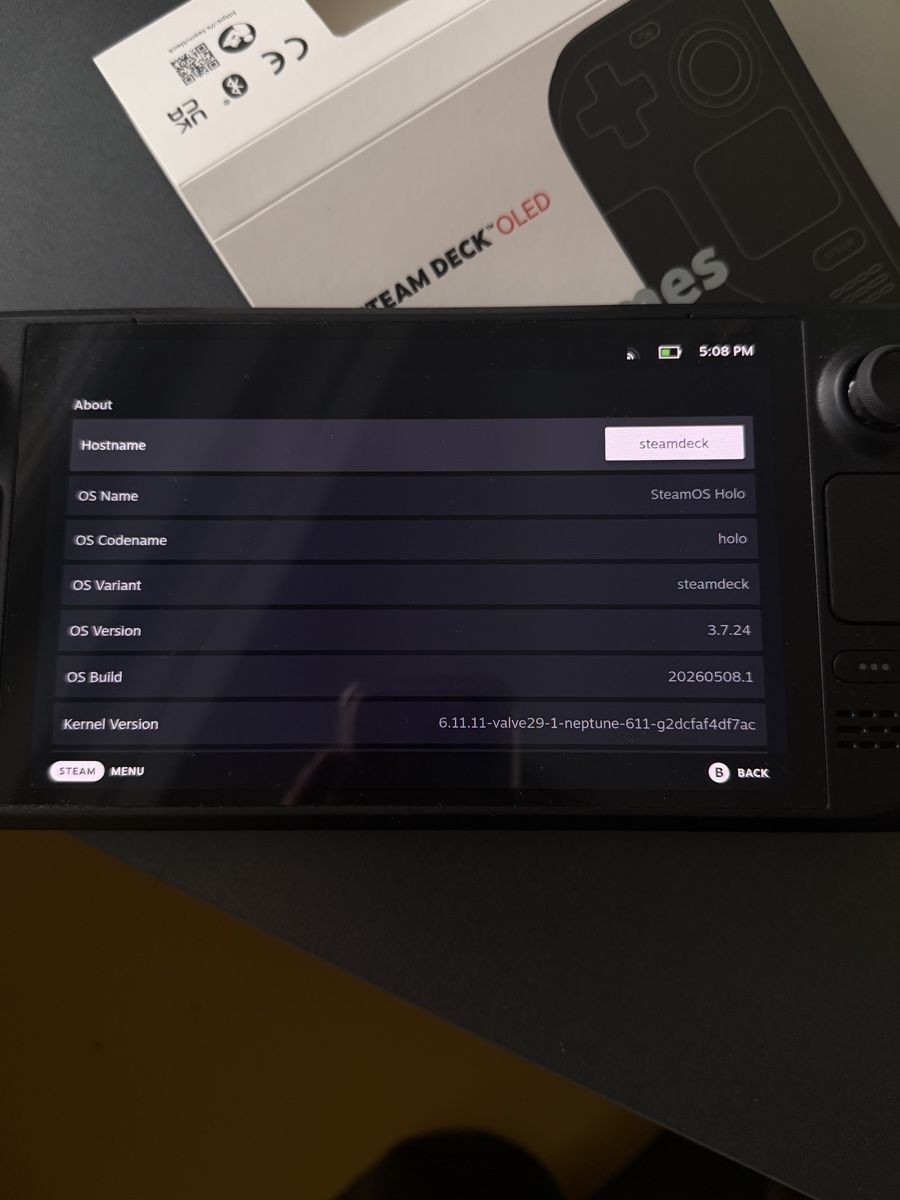 Valve Console: Steam Deck OLED 512+512GB – Nuovo (secondo la descrizione) da Zürich venduto da tru_2kn5 4