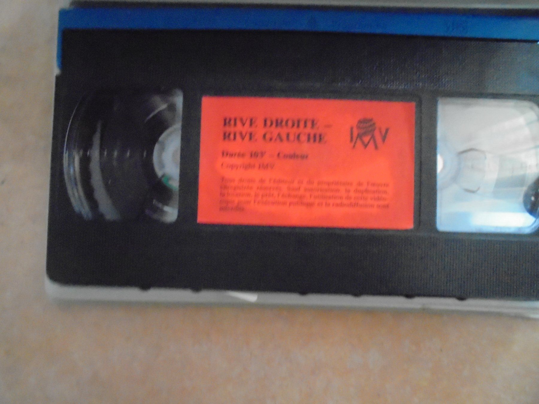 Tutti i VHS: " Rive Droite Rive Gauche "Depardieu, Nathalie Baye.VHS 1985 – Usato da Crissier venduto da Promopost 2