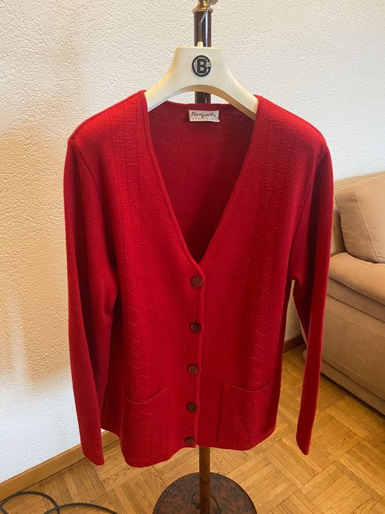 Jaquette rouge 50% laine vierge, taille 42, parfait état! (D'occasion ...
