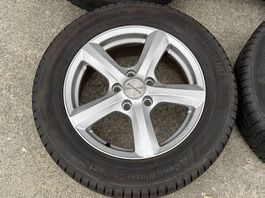 4Jantes audi seat Skoda vw  hiver 215/60/16 très bon état