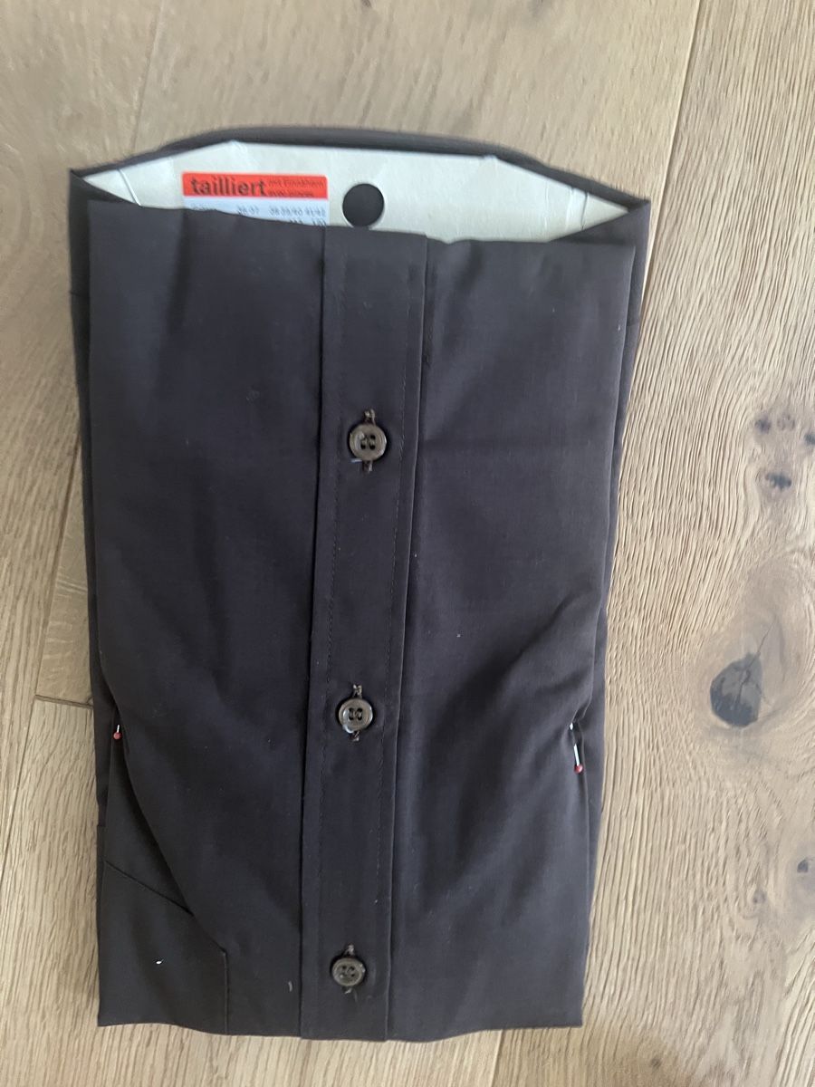 Camicie: Hemd, Gr. 37, braun – Nuovo e nell'imballaggio originale da Schöftland venduto da mamajasima5 1