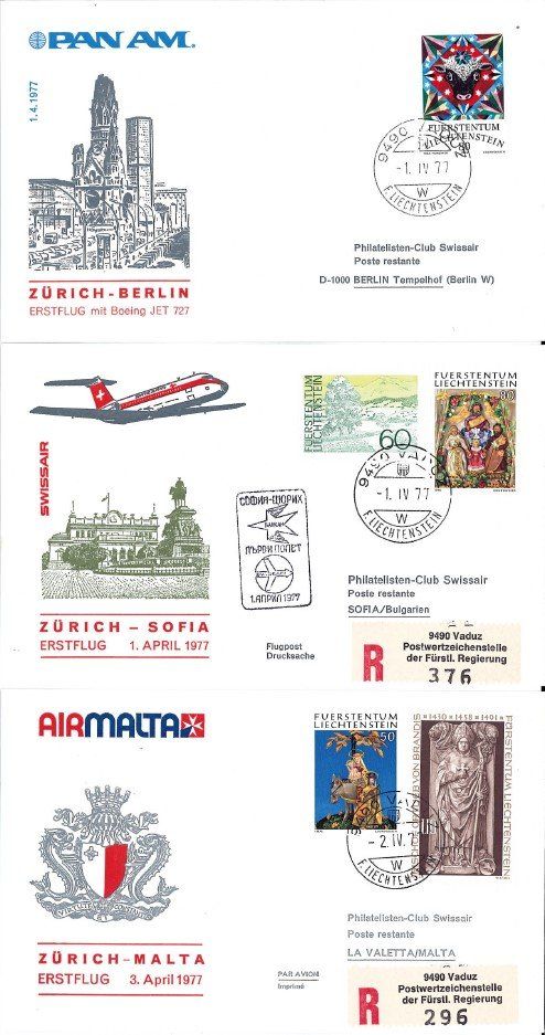 Tutti i francobolli: FL 13 Luftpost- R-Briefe – Usato da Bellach venduto da qsearch
