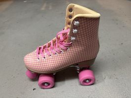 Impala Rollschuhe Pink kariert Damen Grösse 38