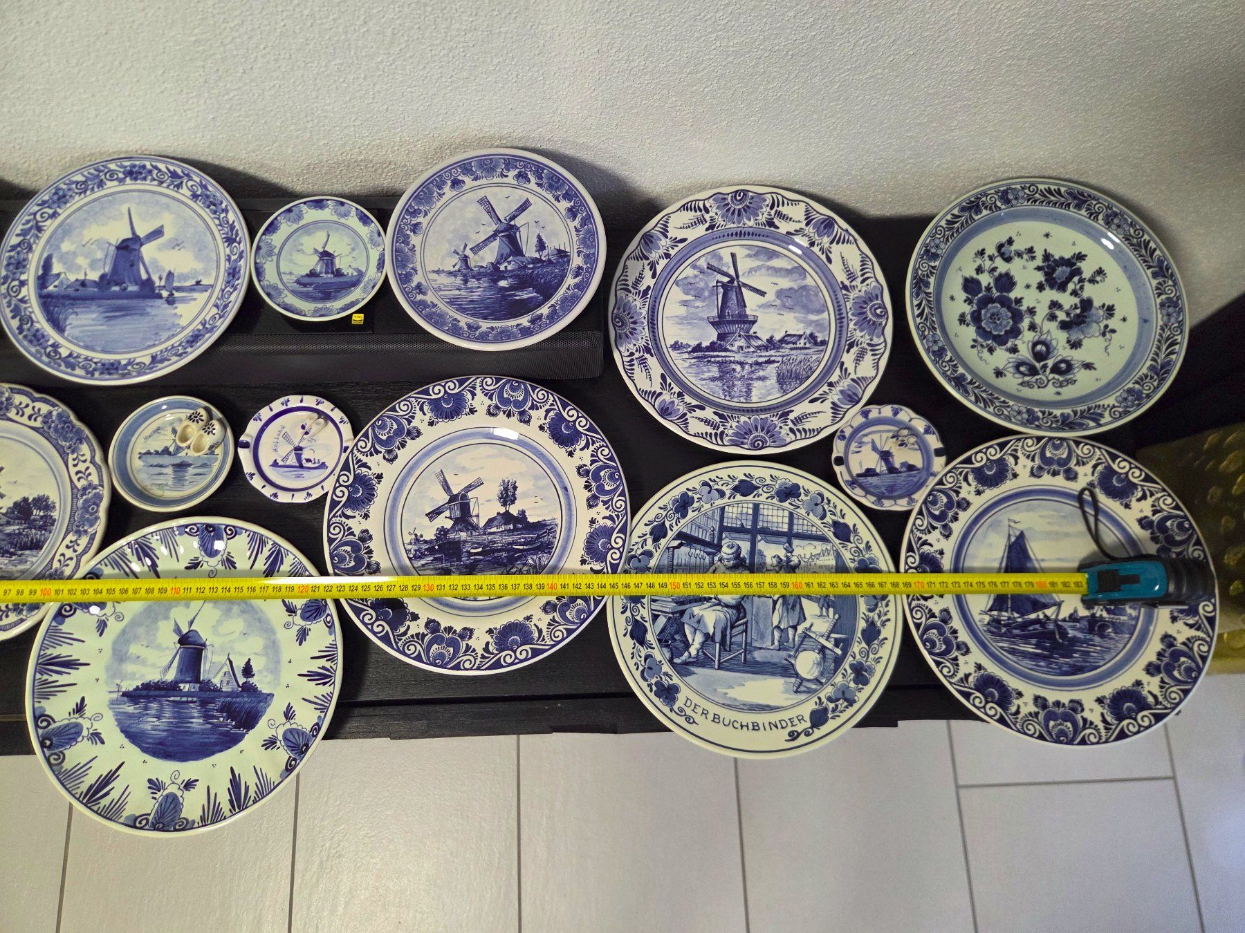 Set di piatti: Delft Blau Keramik Geschirr - Teller – Usato da Bülach venduto da DontPushTheButton 4