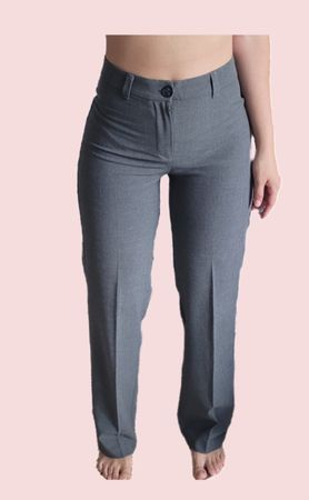 PULL&BEAR Pantalon gris Taille 34