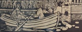 Wassily Kandinsky - "Frühling" (1904) Holzschnitt-Grafik, 43